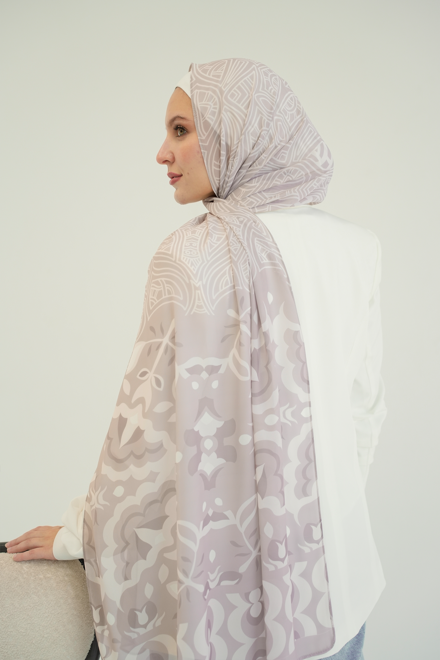 Sands of Elegance Chiffon Scarf