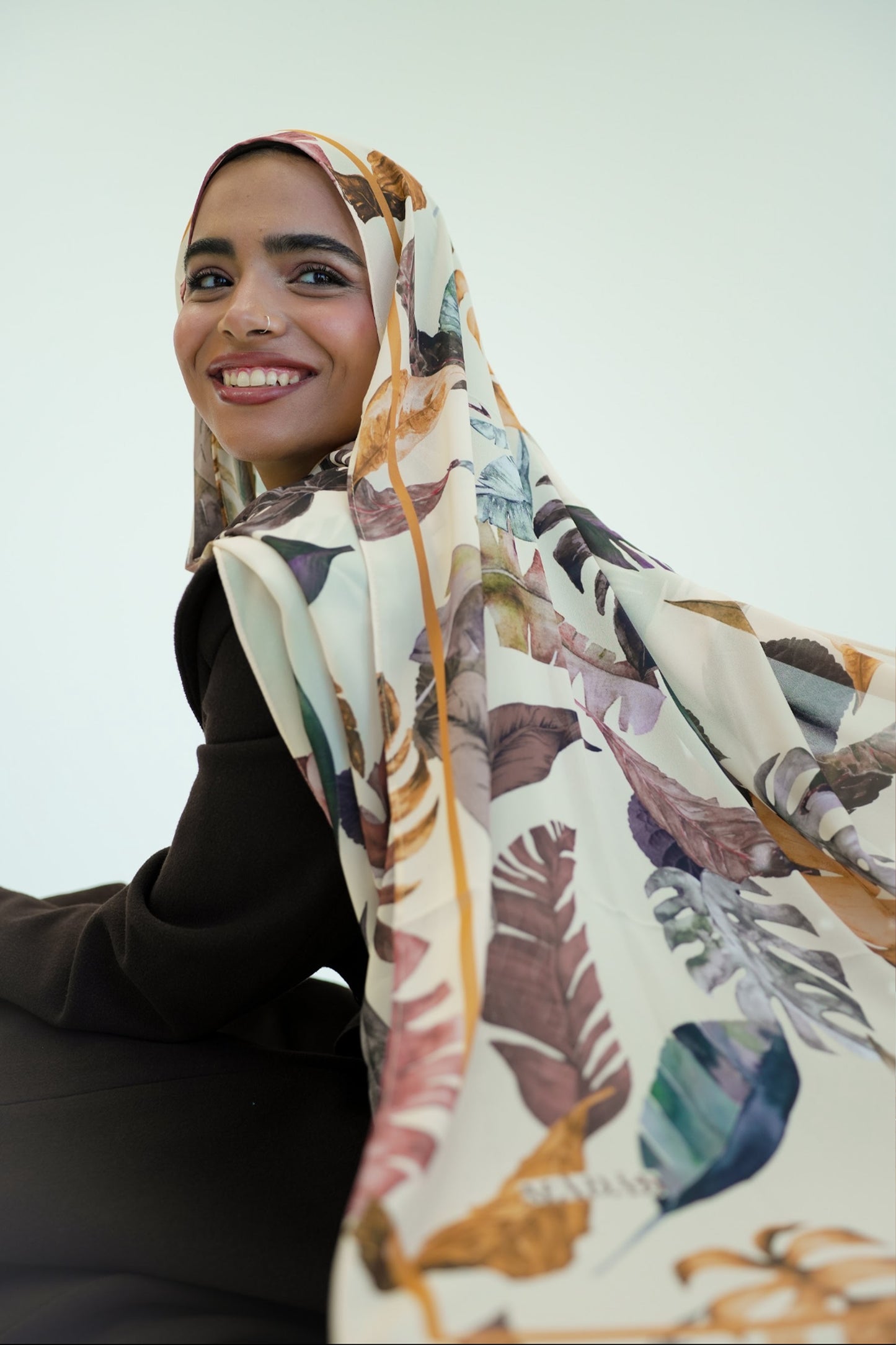 Autumn Bliss Chiffon Scarf