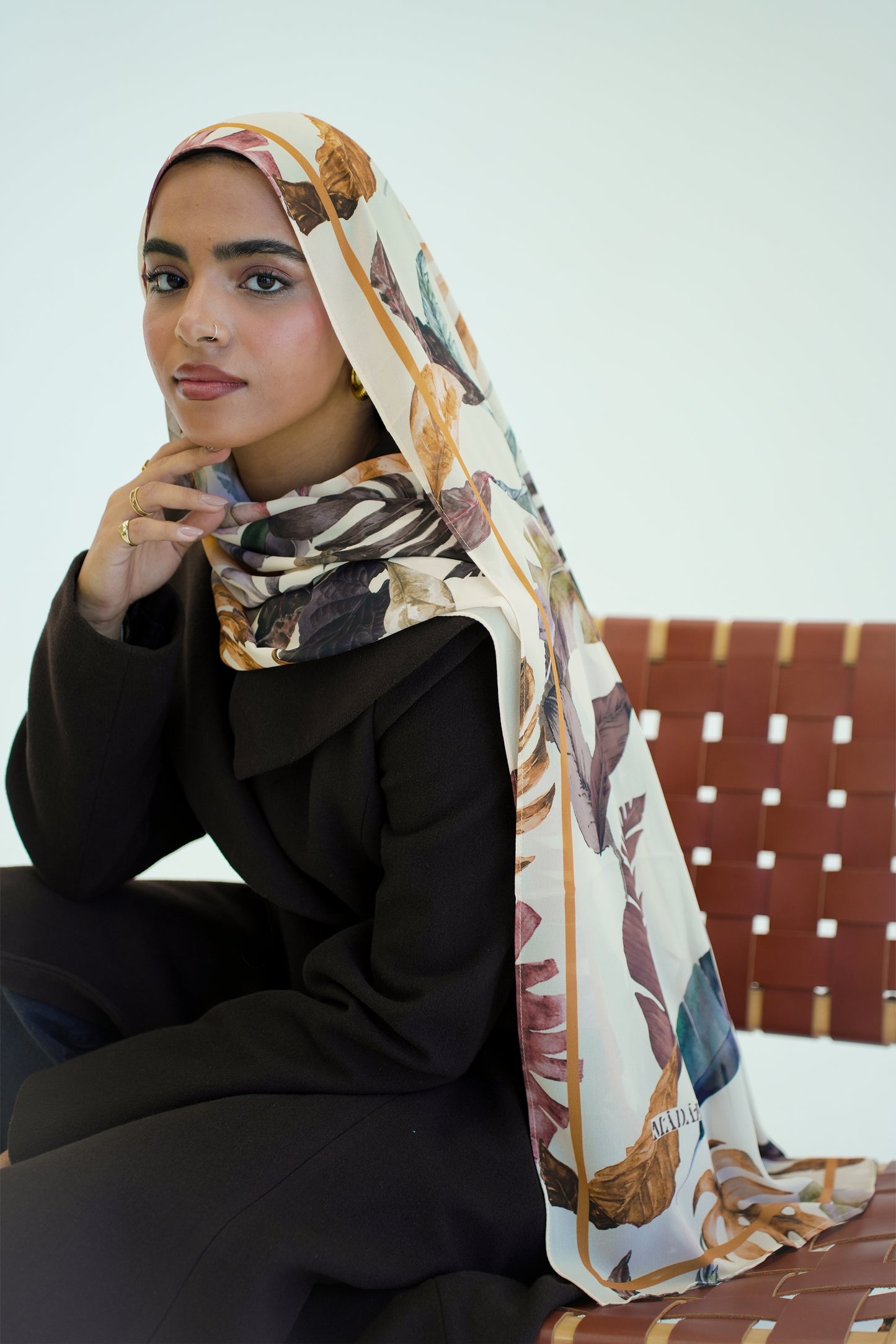 Autumn Bliss Chiffon Scarf