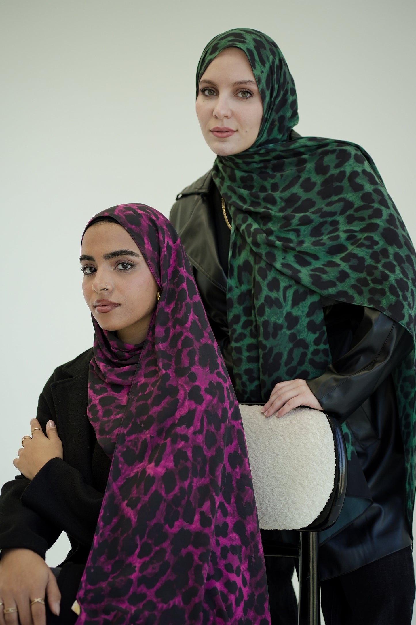 Blush Wild Chiffon Scarf