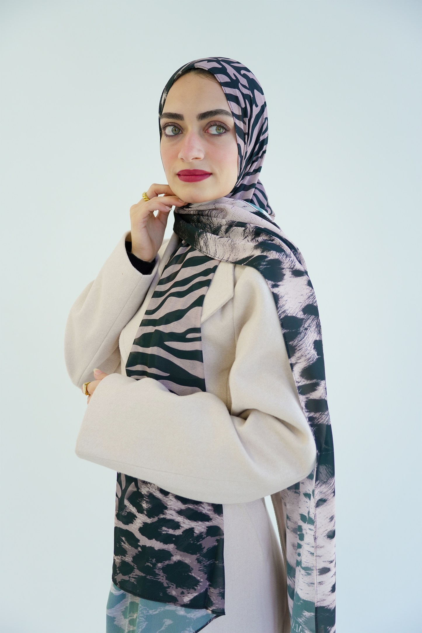 Roar Elegance Chiffon Scarf