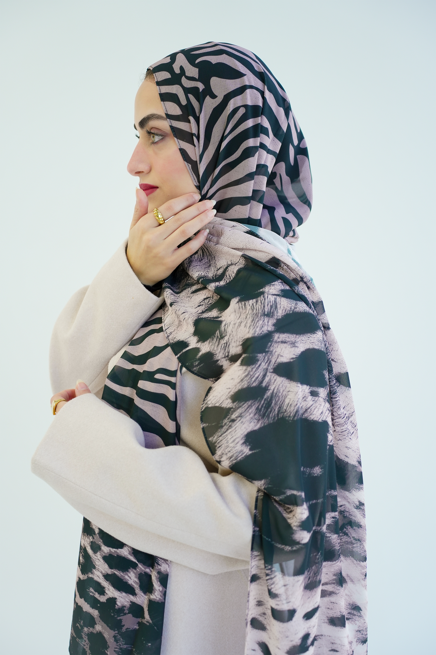 Roar Elegance Chiffon Scarf