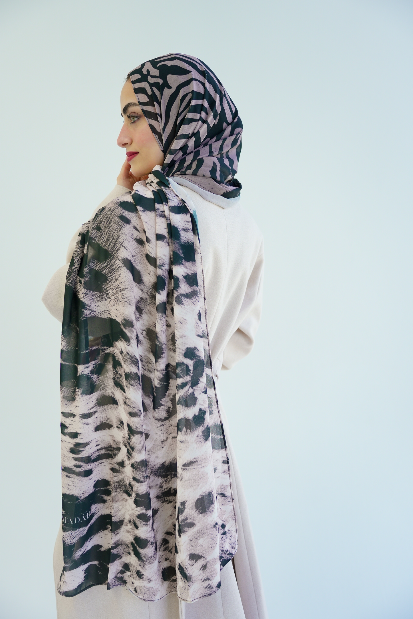 Roar Elegance Chiffon Scarf