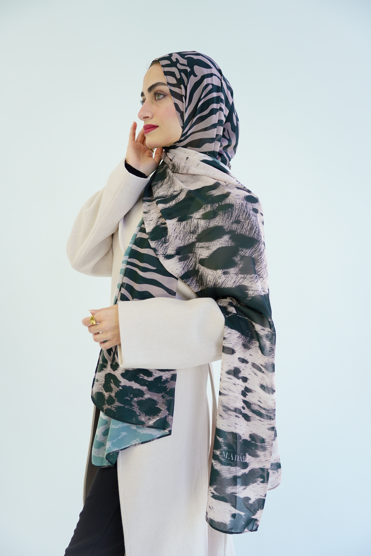 Roar Elegance Chiffon Scarf