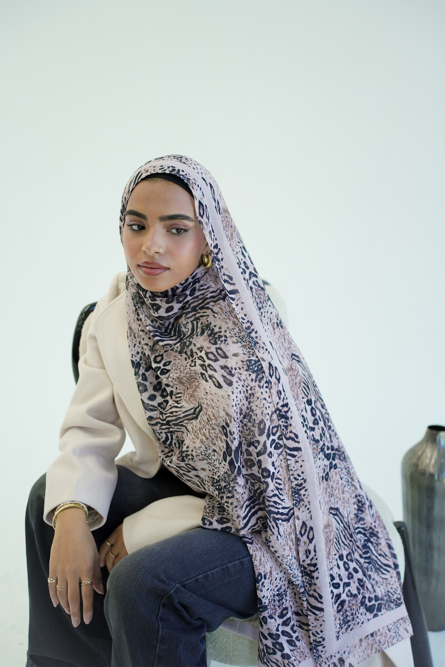Wild Fusion Chiffon Scarf