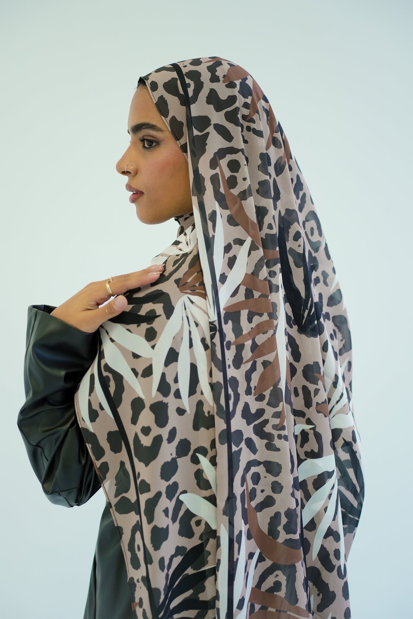 Jungle Harmony Chiffon Scarf