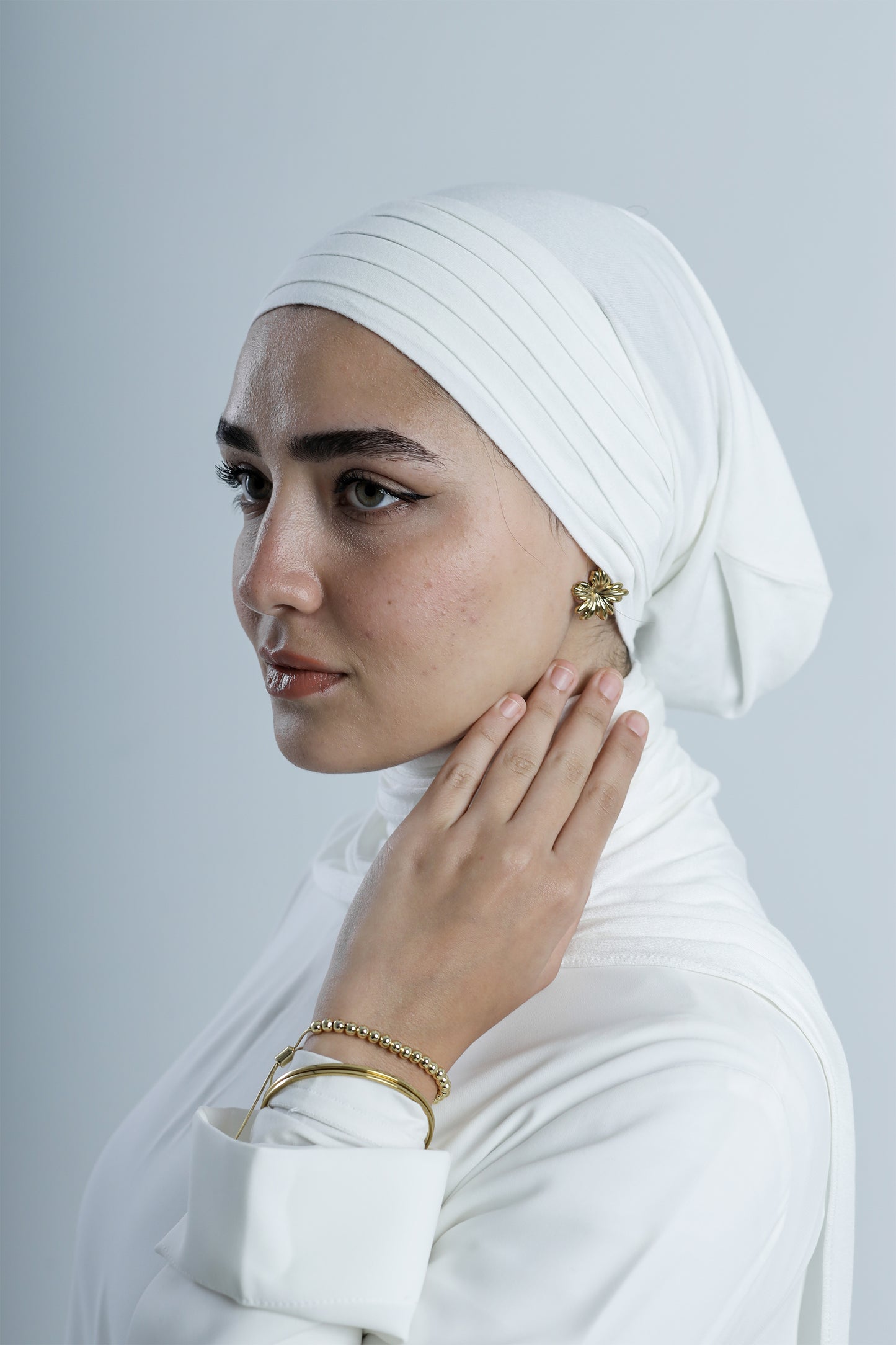 Ribbed Front Bandana