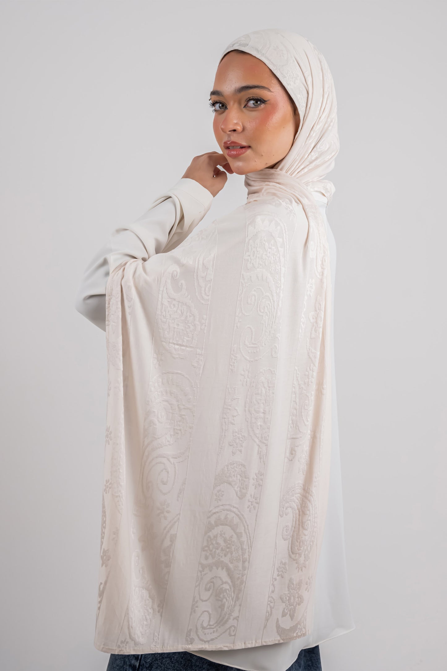 Paisley Kuwaiti Cotton Scarf