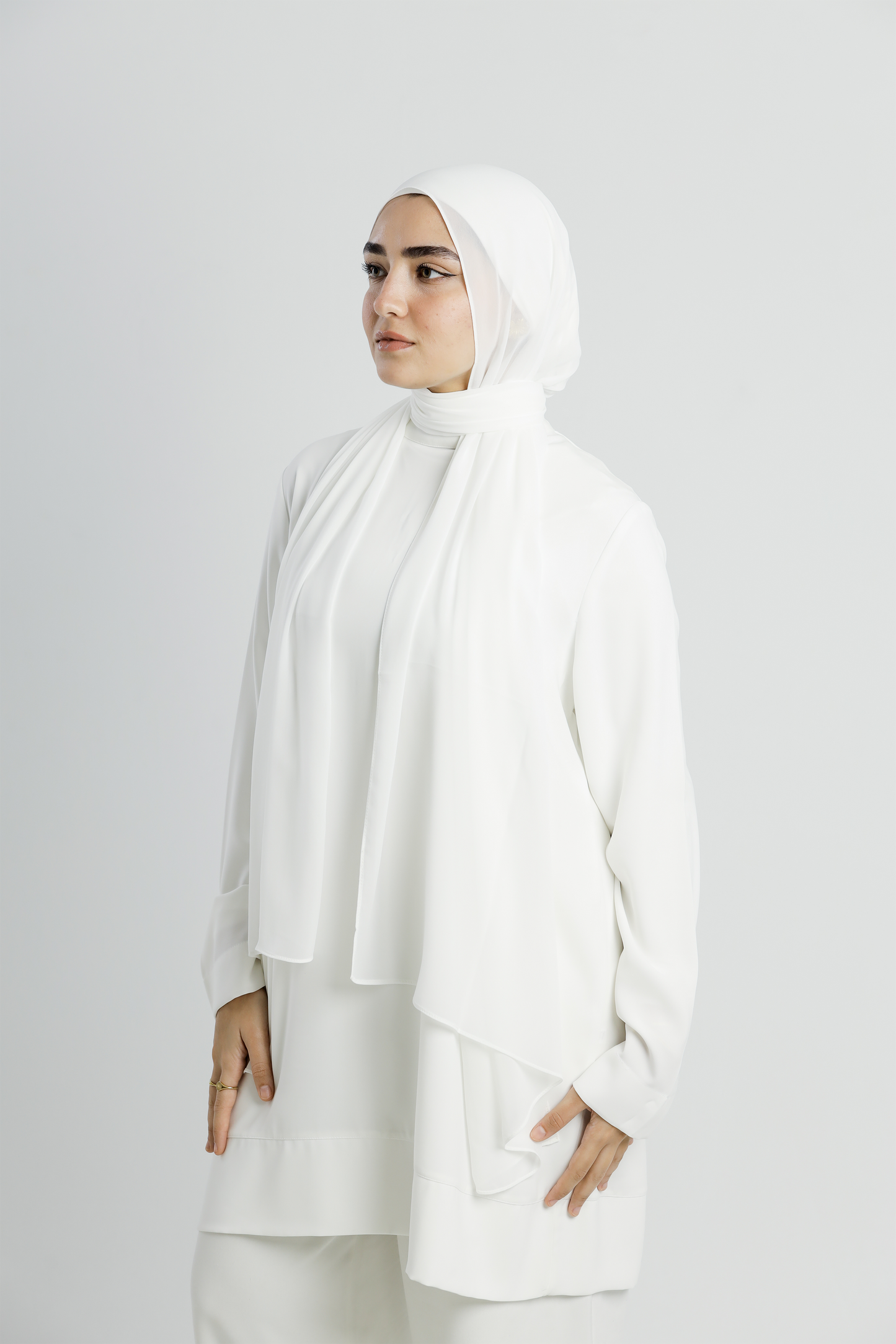 Plain Chiffon Scarf