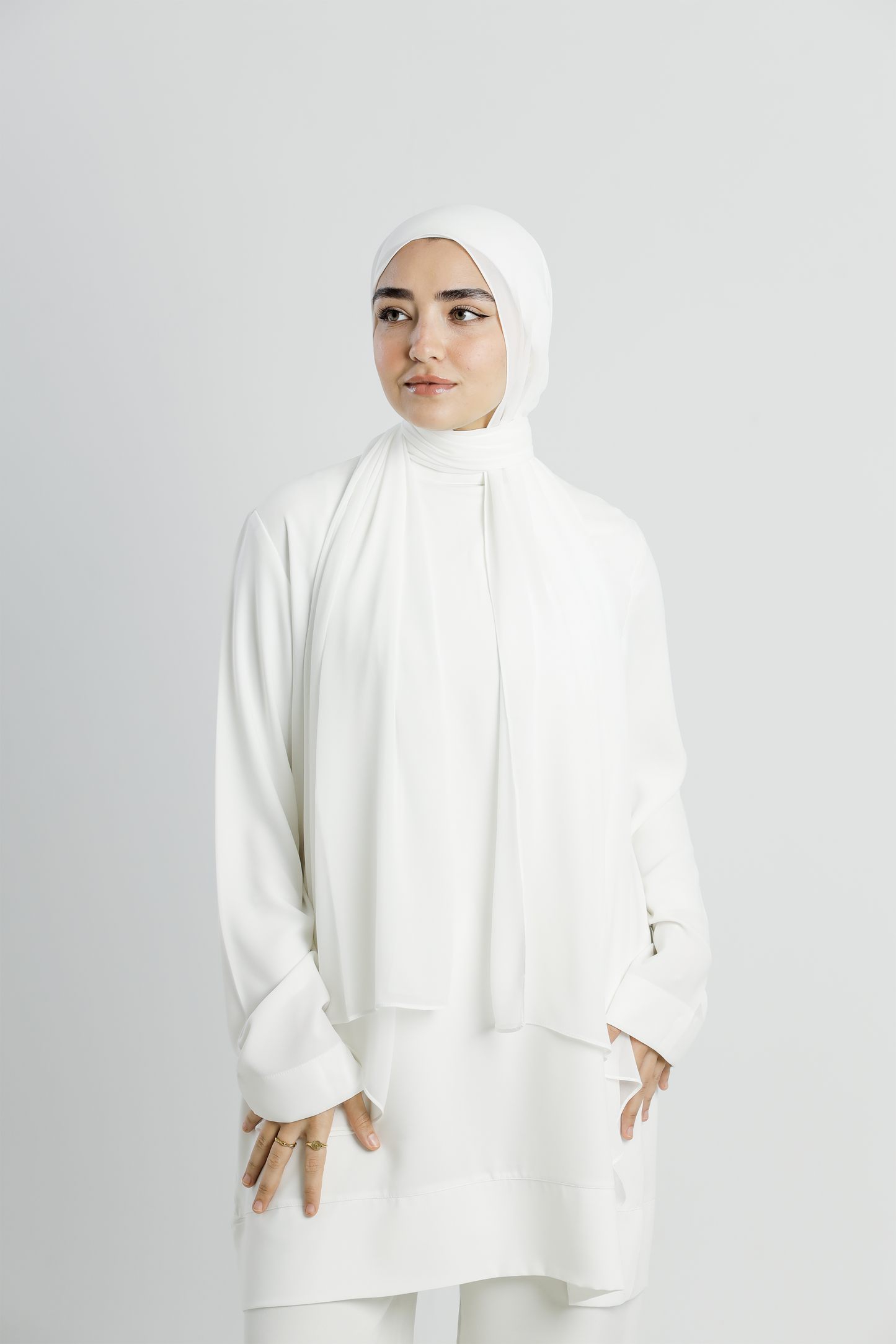 Plain Chiffon Scarf
