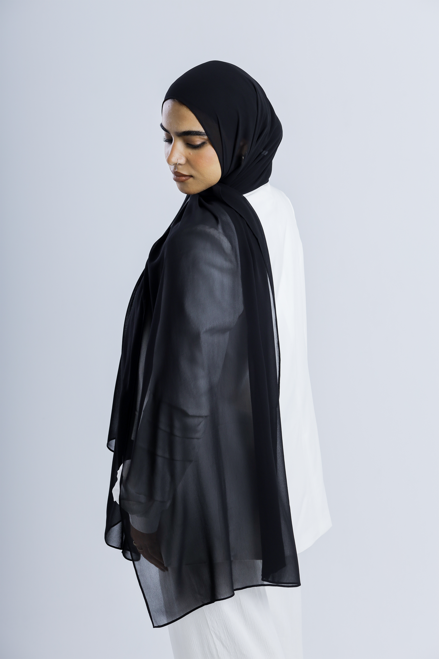 Plain Chiffon Scarf