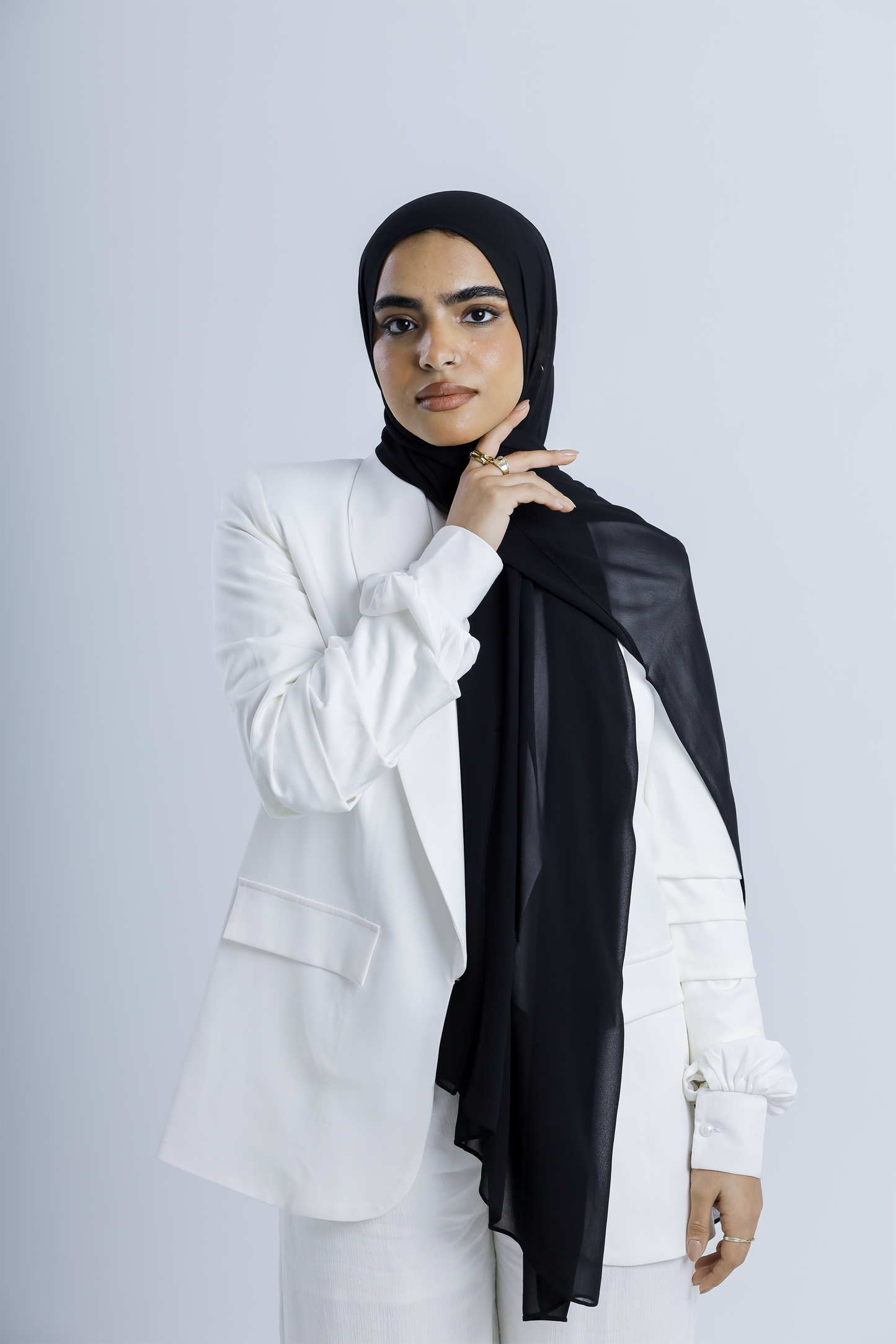 Plain Chiffon Scarf
