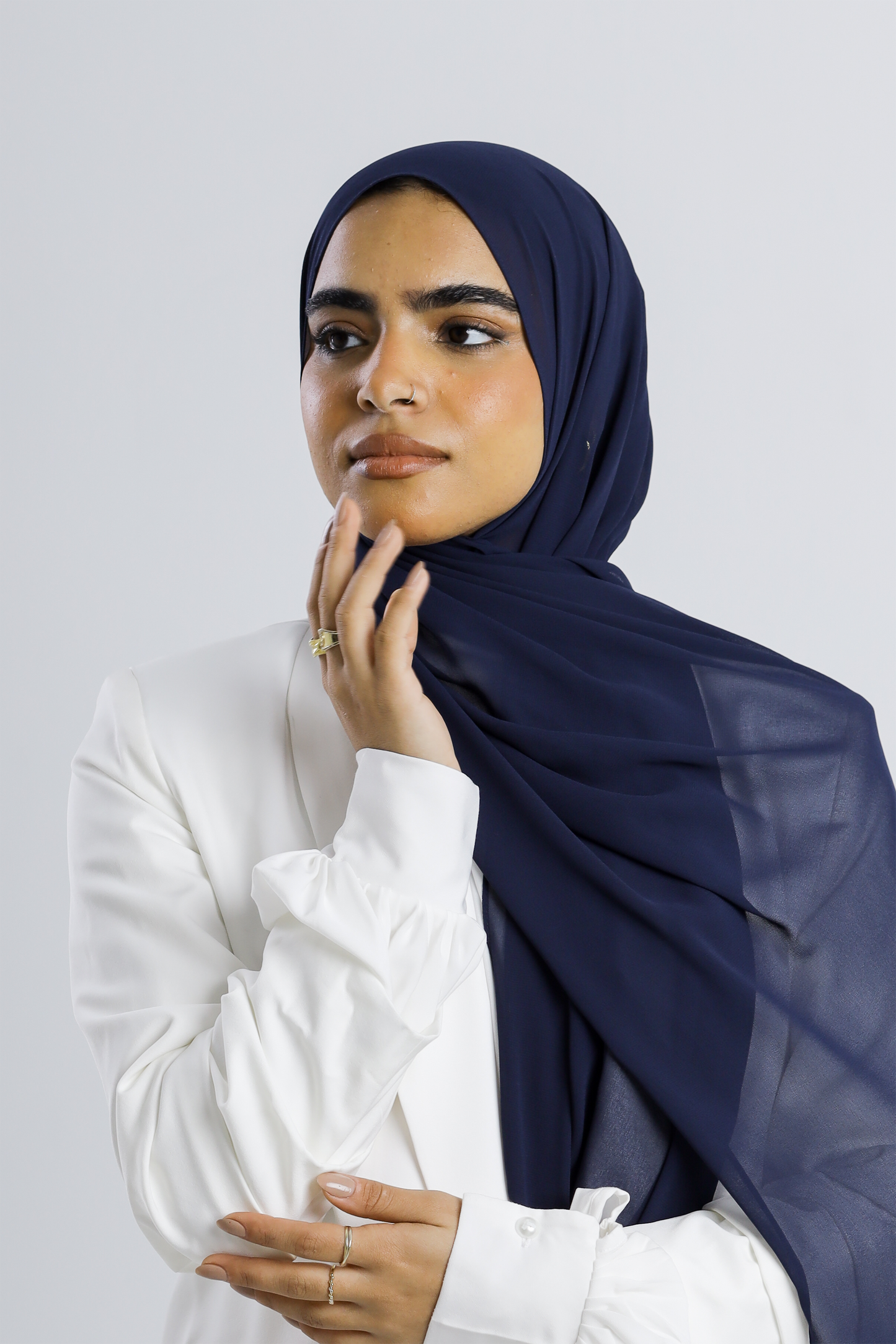 Plain Chiffon Scarf