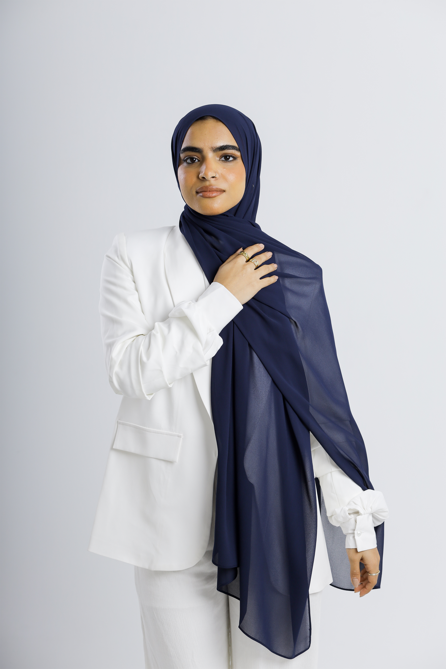 Plain Chiffon Scarf