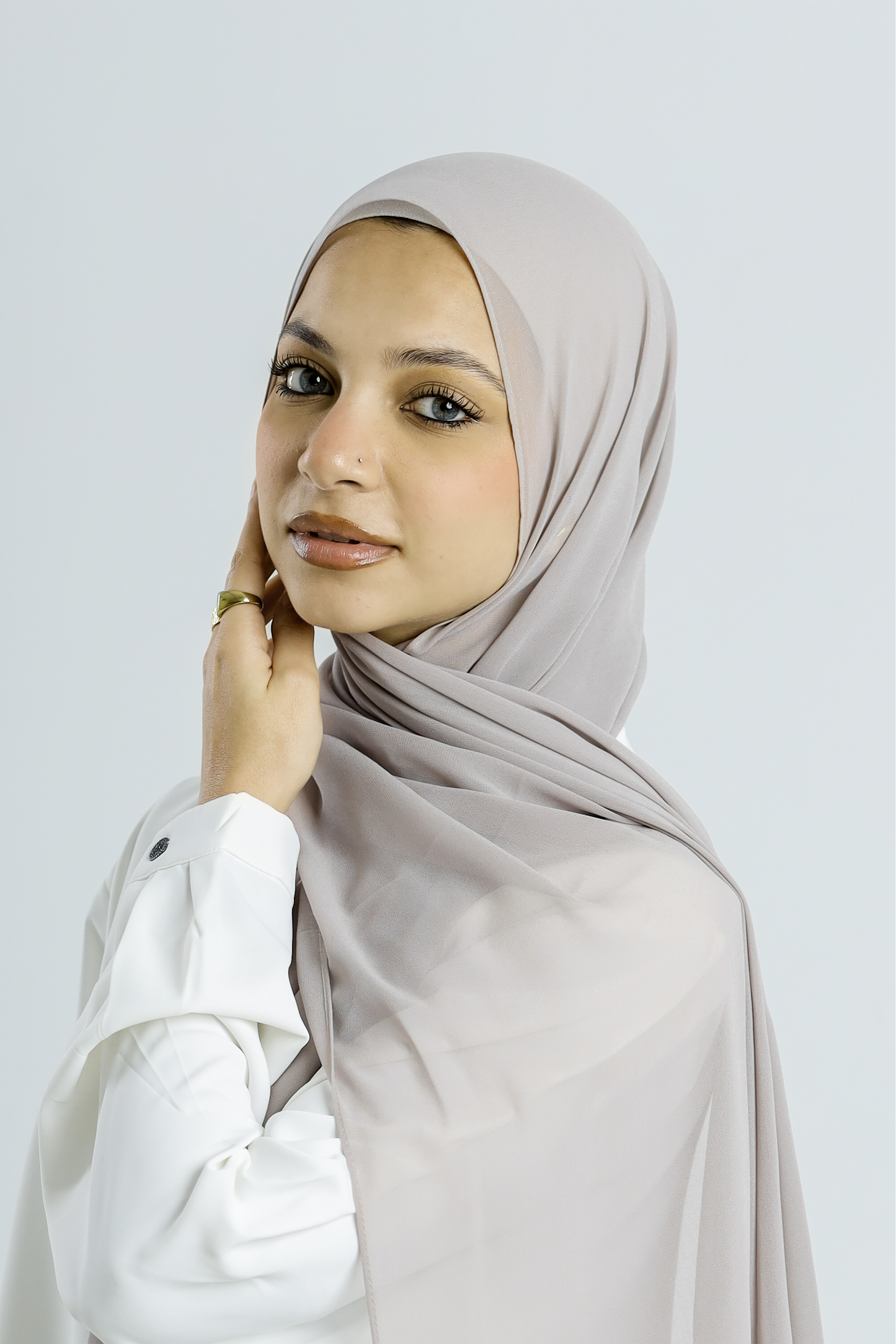 Plain Chiffon Scarf