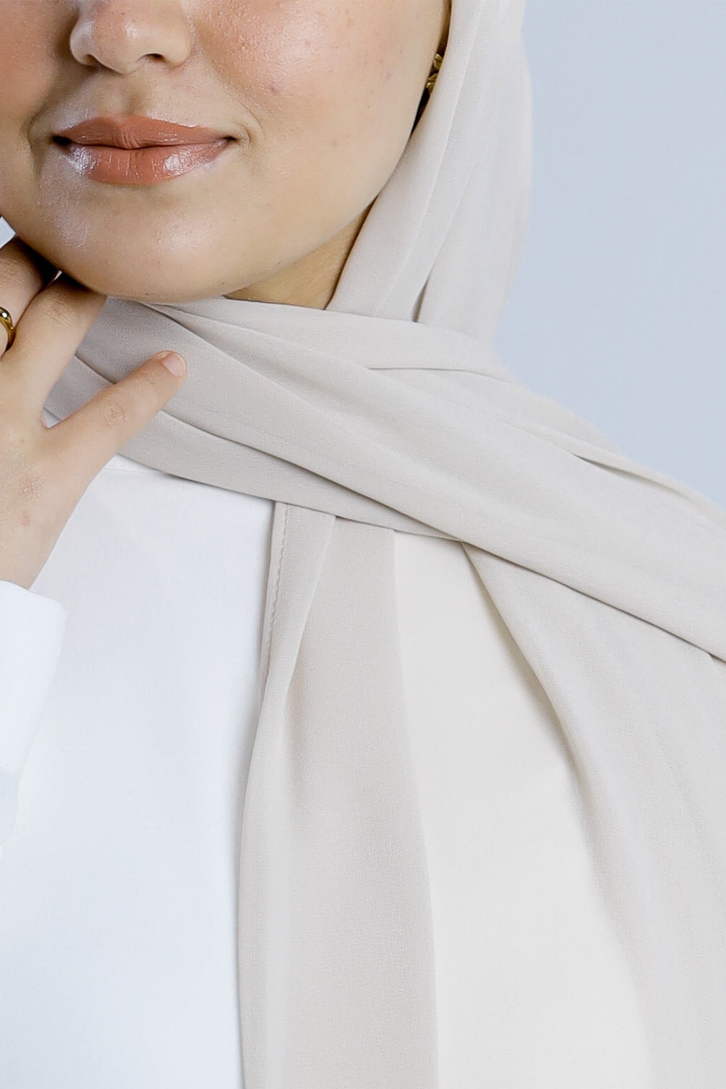 Plain Chiffon Scarf