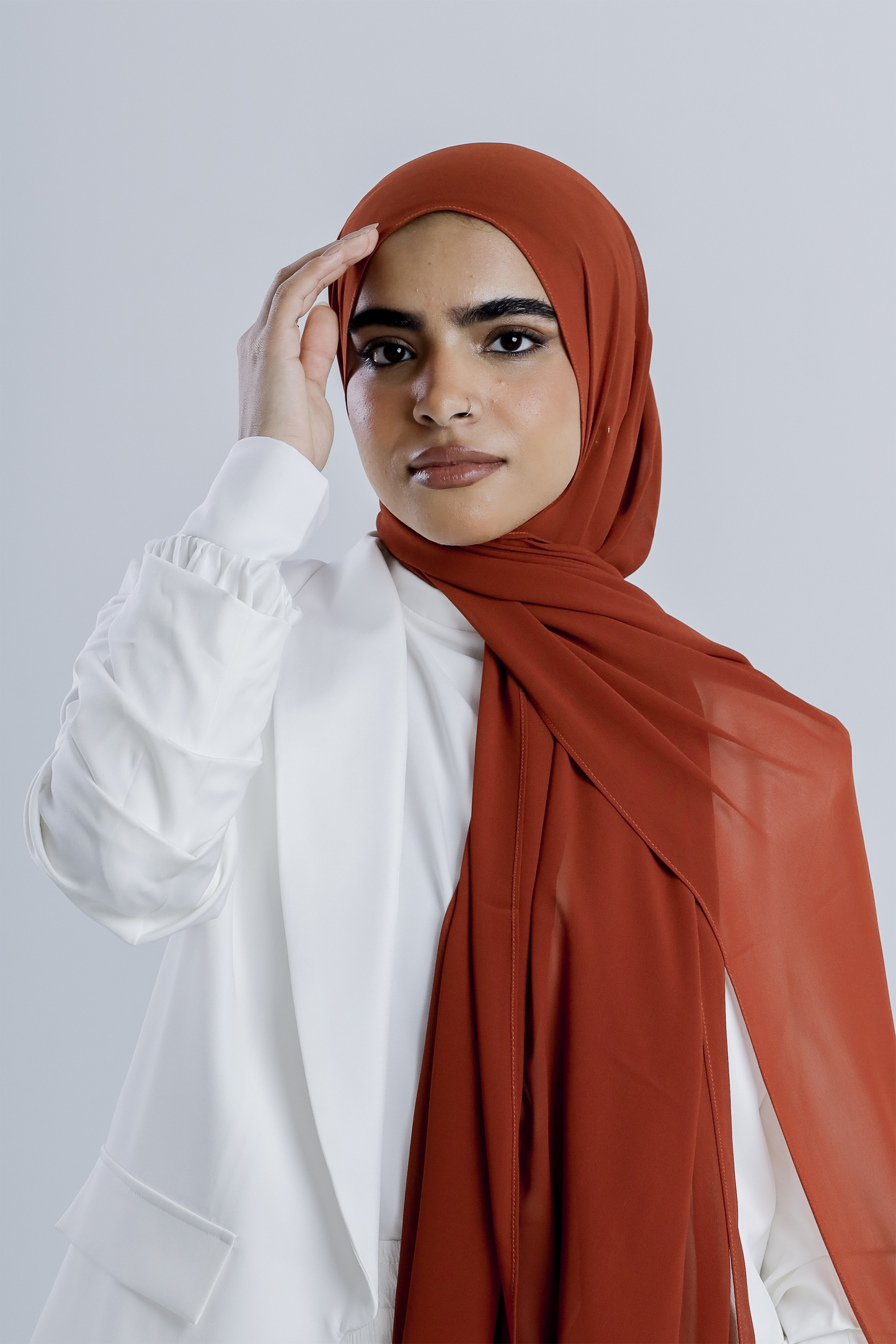 Plain Chiffon Scarf