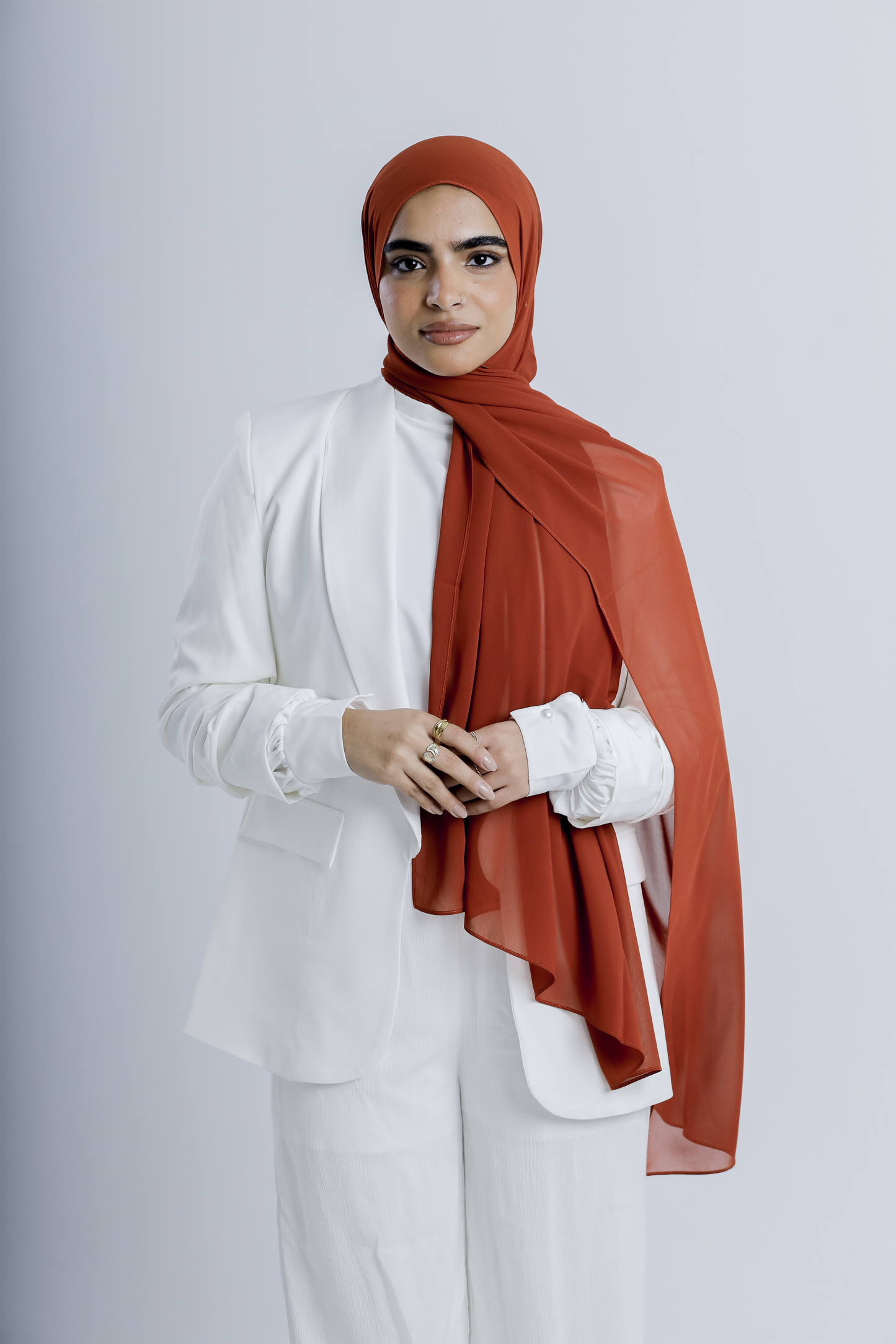 Plain Chiffon Scarf