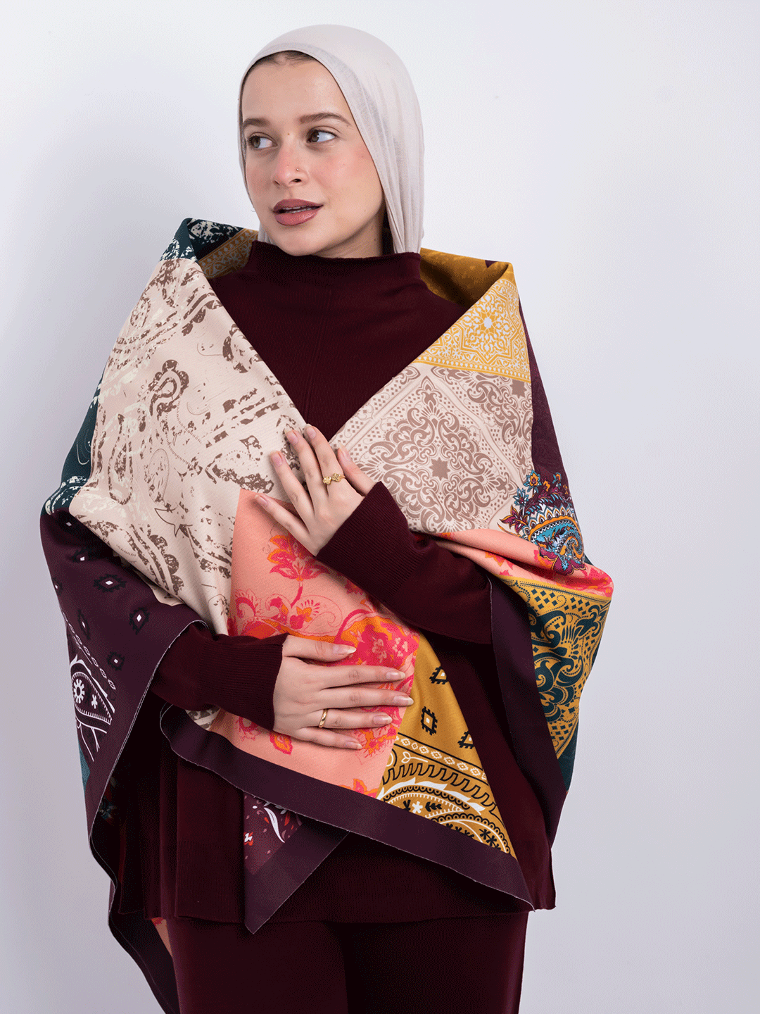 Square Shawl – Patchwork Garden Edition