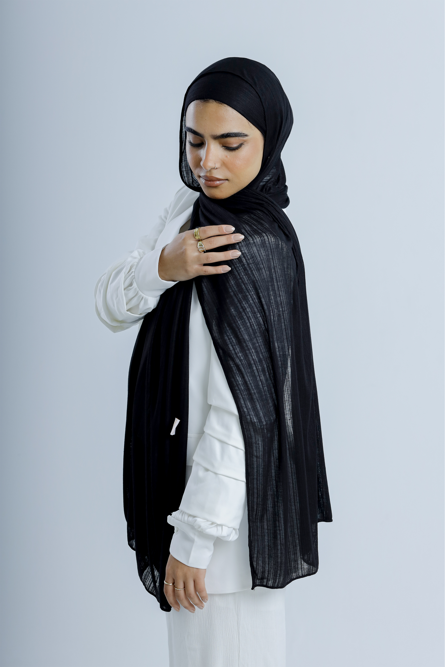 Stripped Cotton Kuwaiti Scarf