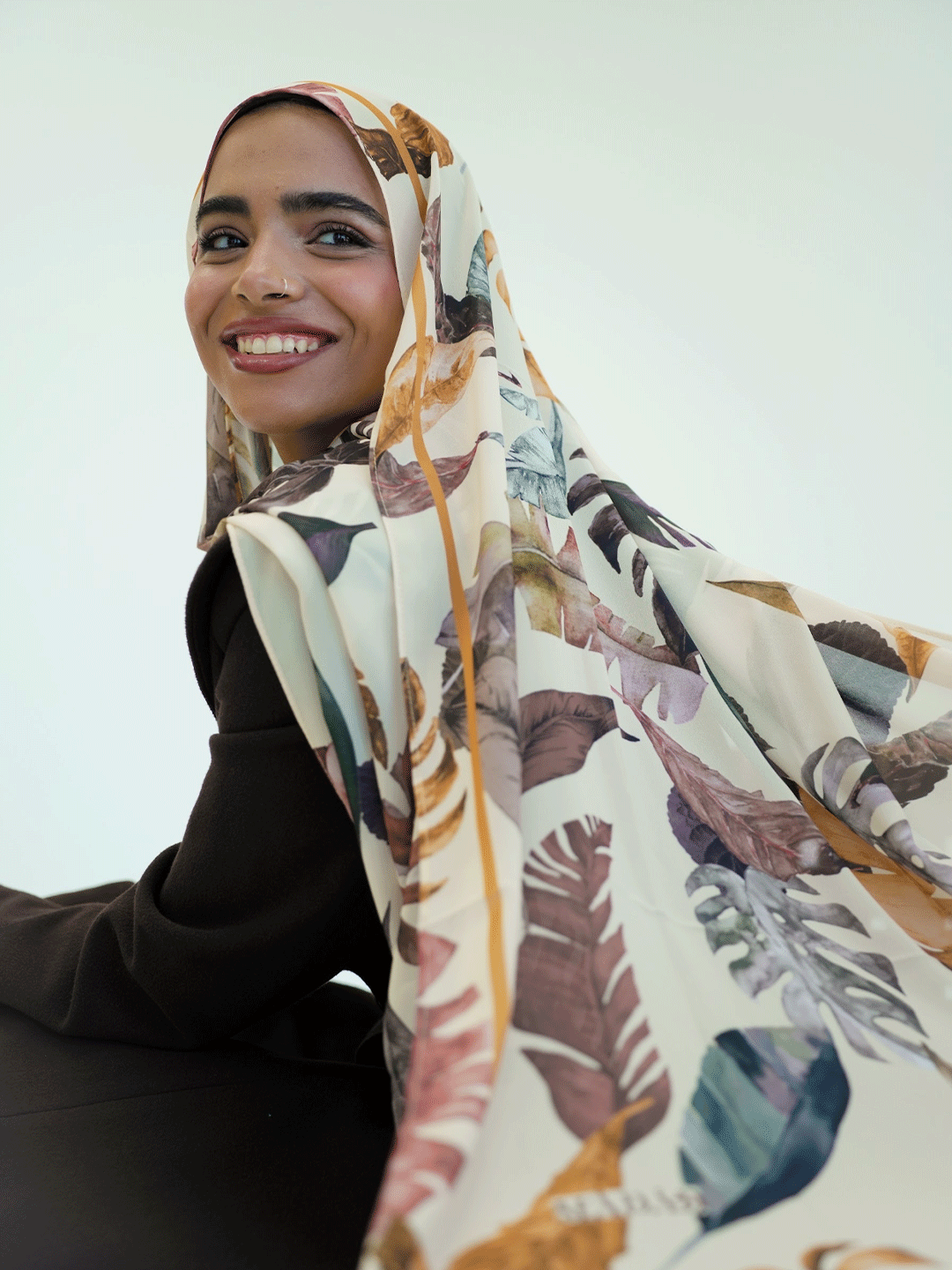 Autumn Bliss Chiffon Scarf