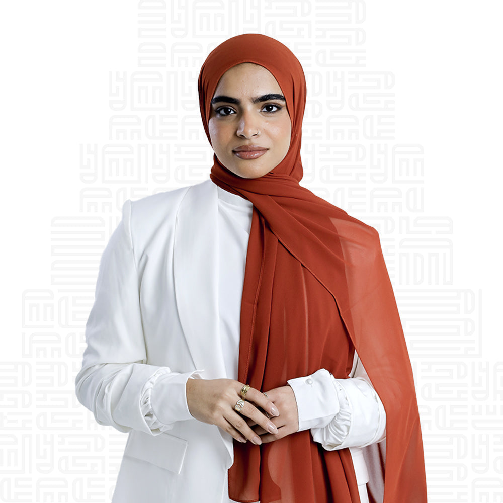 Plain Chiffon Scarves