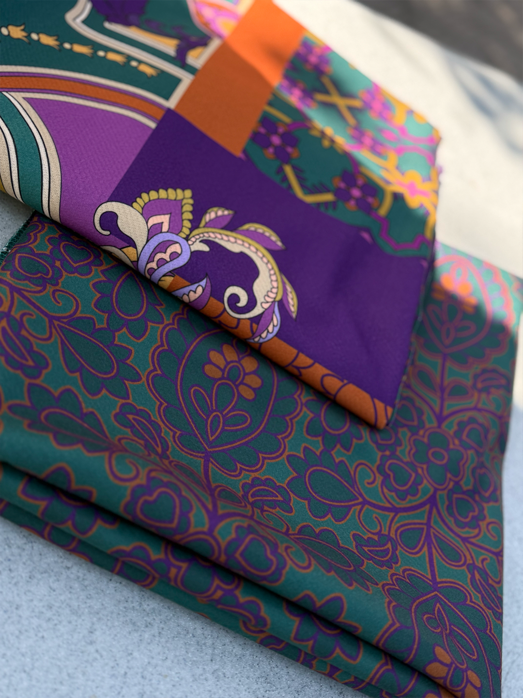 Square Shawl – Bold Heritage Edition