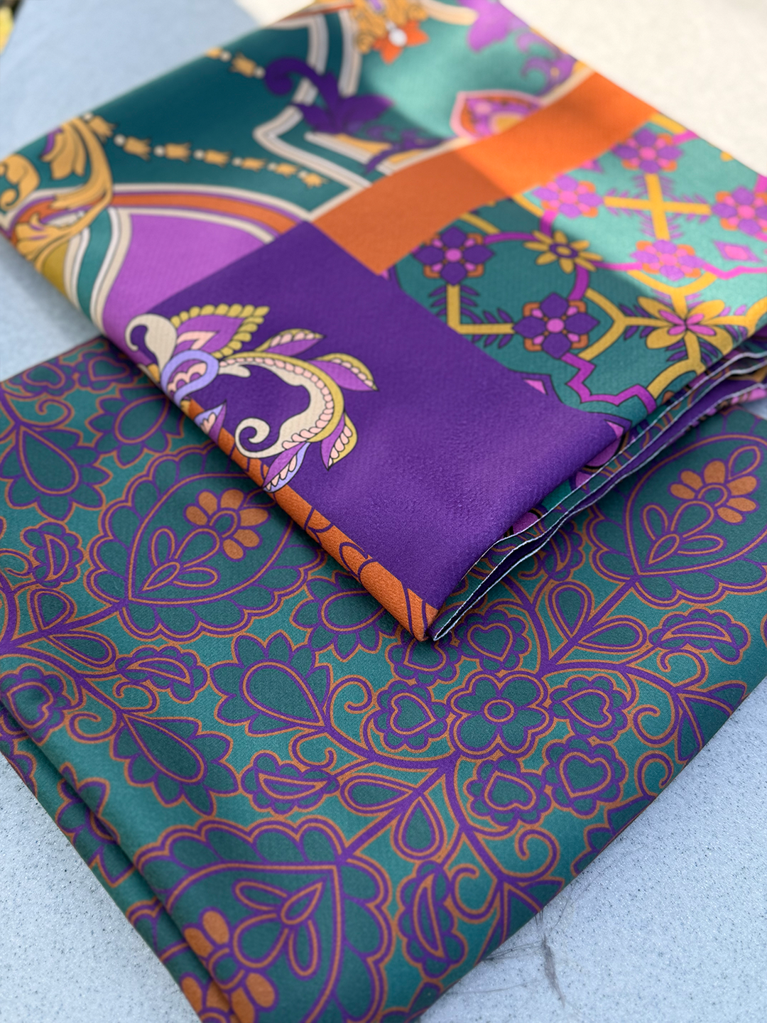 Square Shawl – Bold Heritage Edition