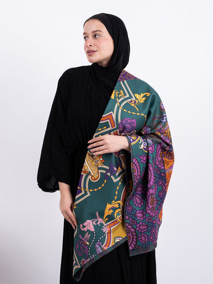 Square Shawl – Bold Heritage Edition