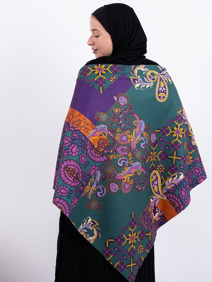 Square Shawl – Bold Heritage Edition
