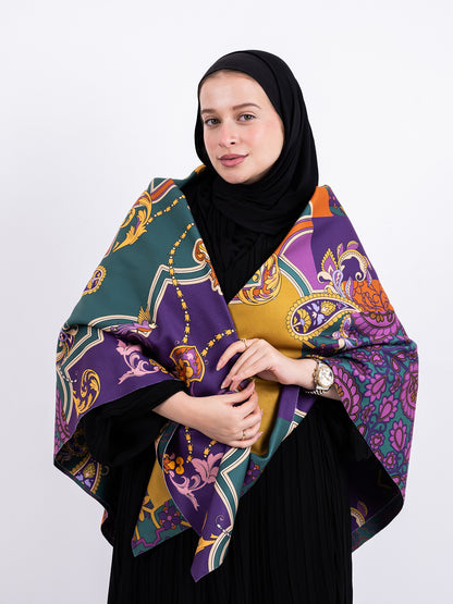 Square Shawl – Bold Heritage Edition