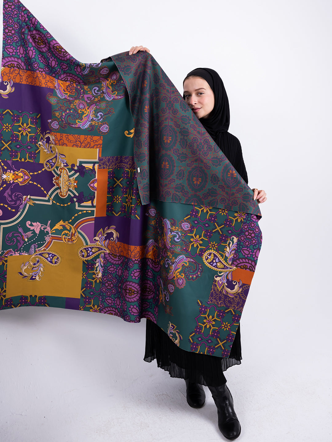 Square Shawl – Bold Heritage Edition