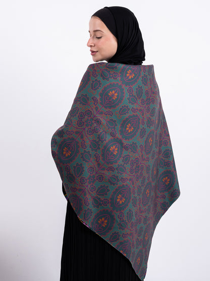 Square Shawl – Bold Heritage Edition