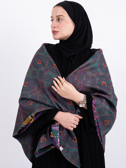 Square Shawl – Bold Heritage Edition