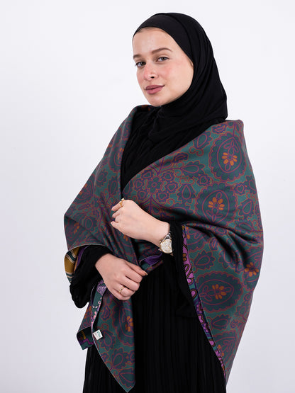Square Shawl – Bold Heritage Edition