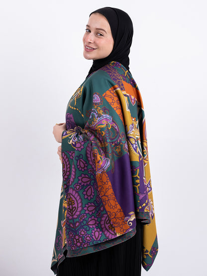 Square Shawl – Bold Heritage Edition