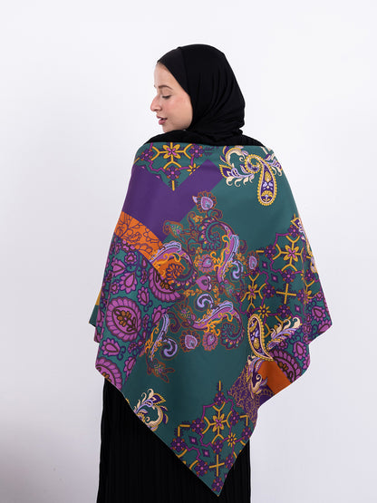 Square Shawl – Bold Heritage Edition