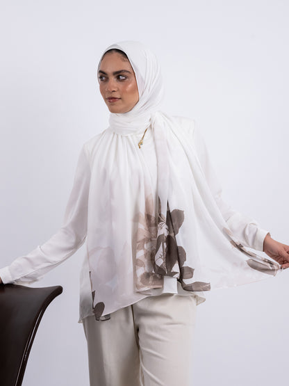 Gradient Brown Scarf