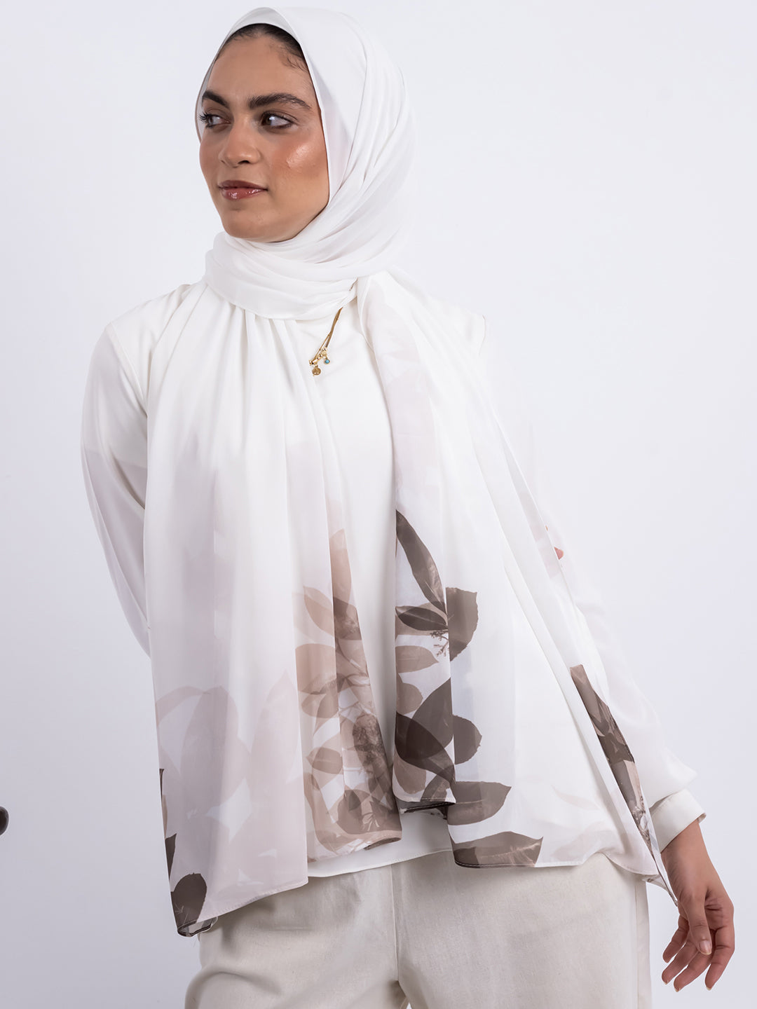 Gradient Brown Scarf