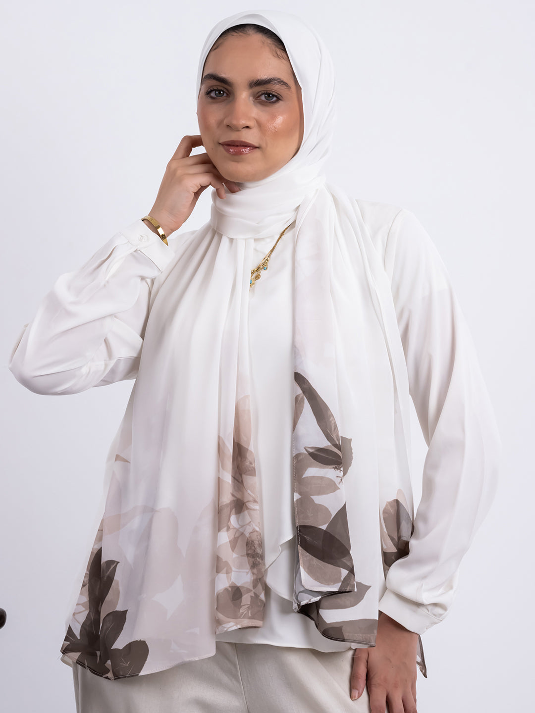 Gradient Brown Scarf