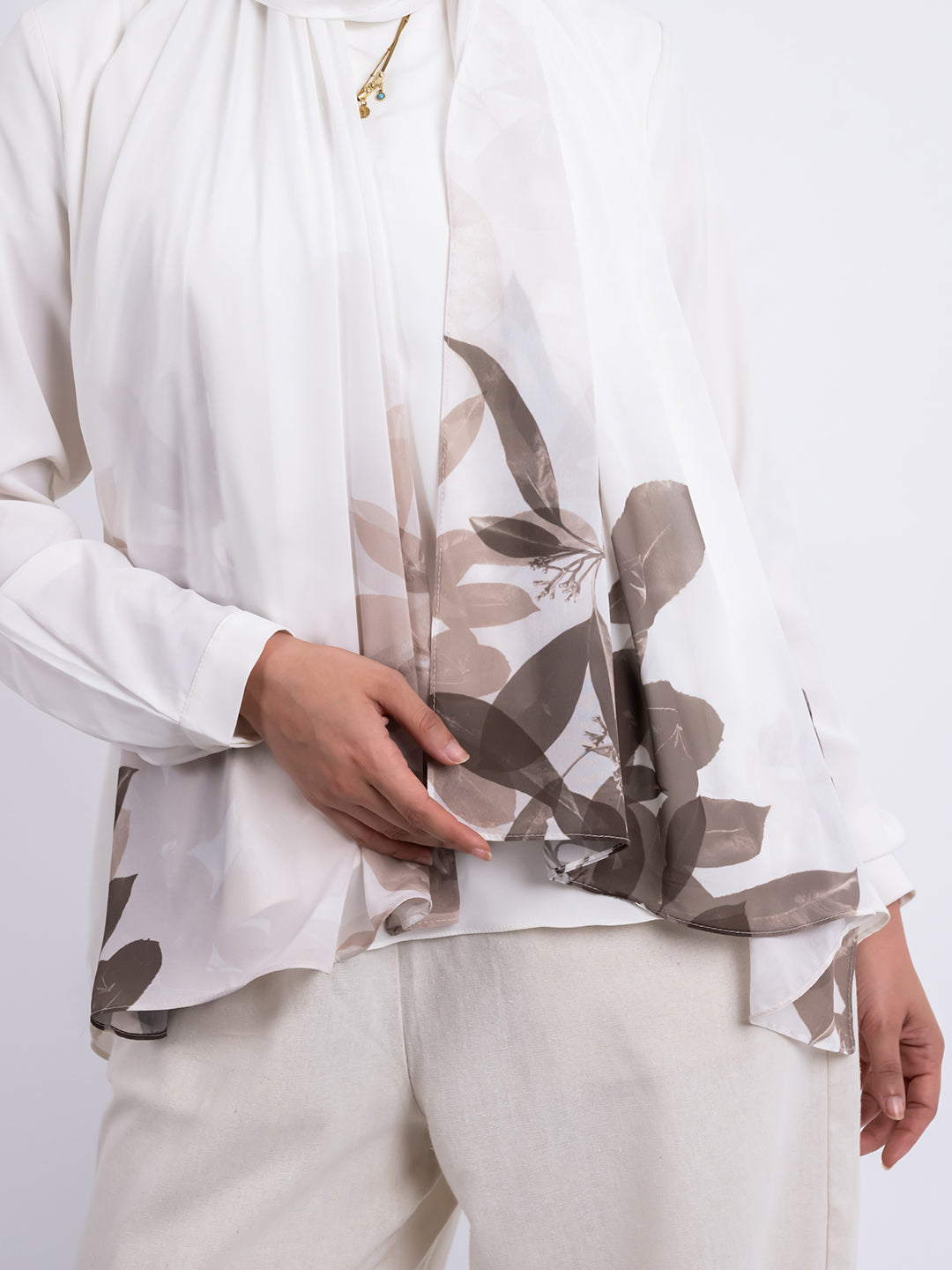 Gradient Brown Scarf