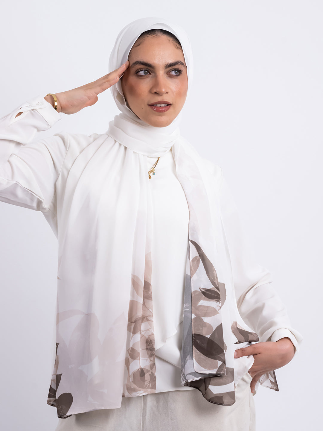 Gradient Brown Scarf