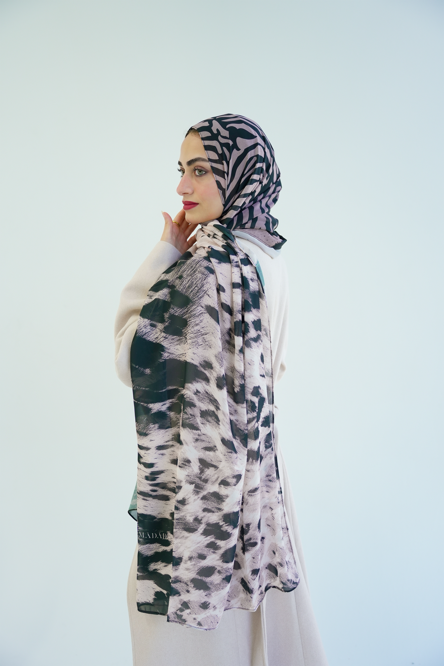 Roar Elegance Chiffon Scarf