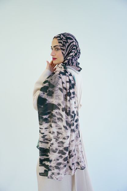 Roar Elegance Chiffon Scarf