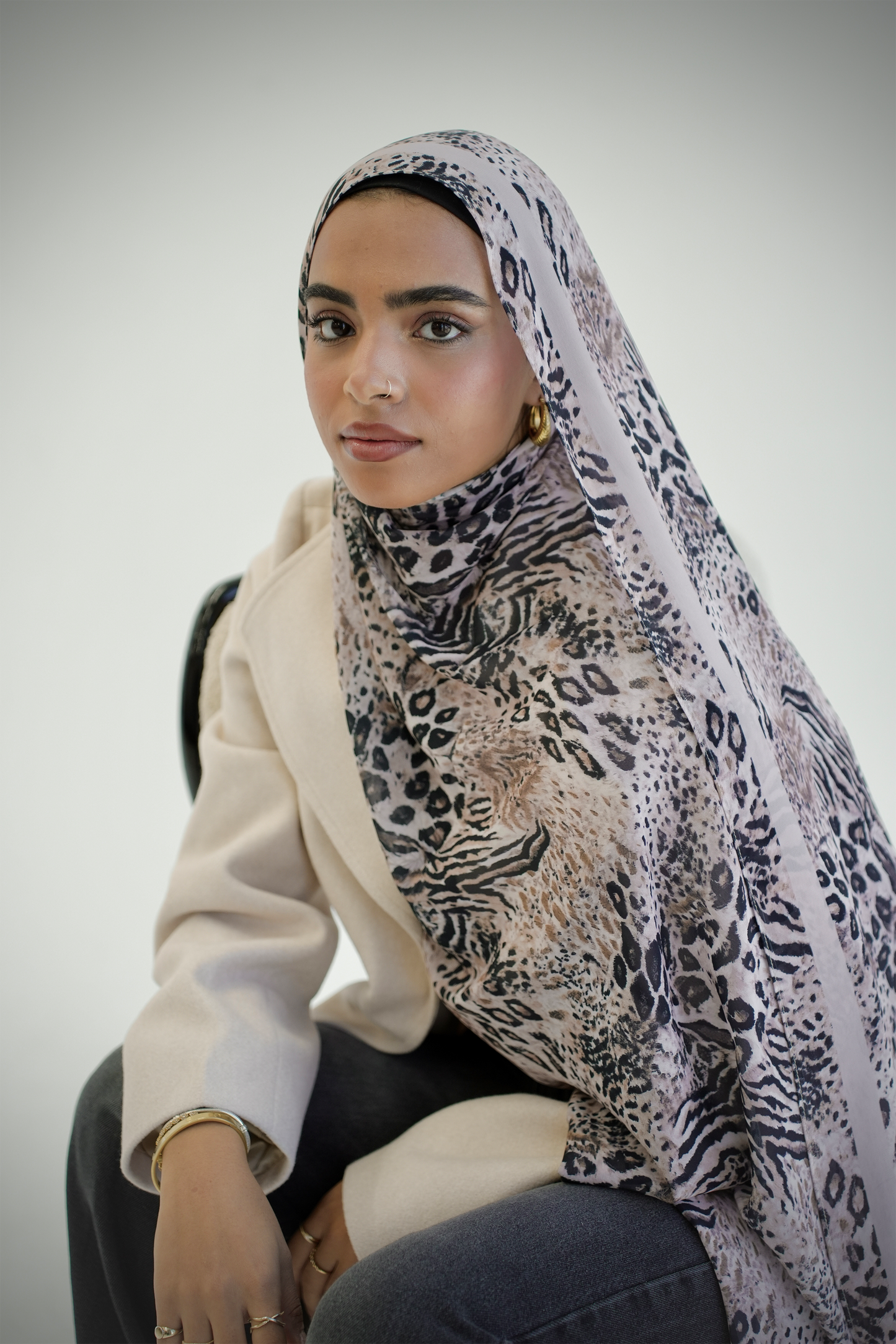 Wild Fusion Chiffon Scarf