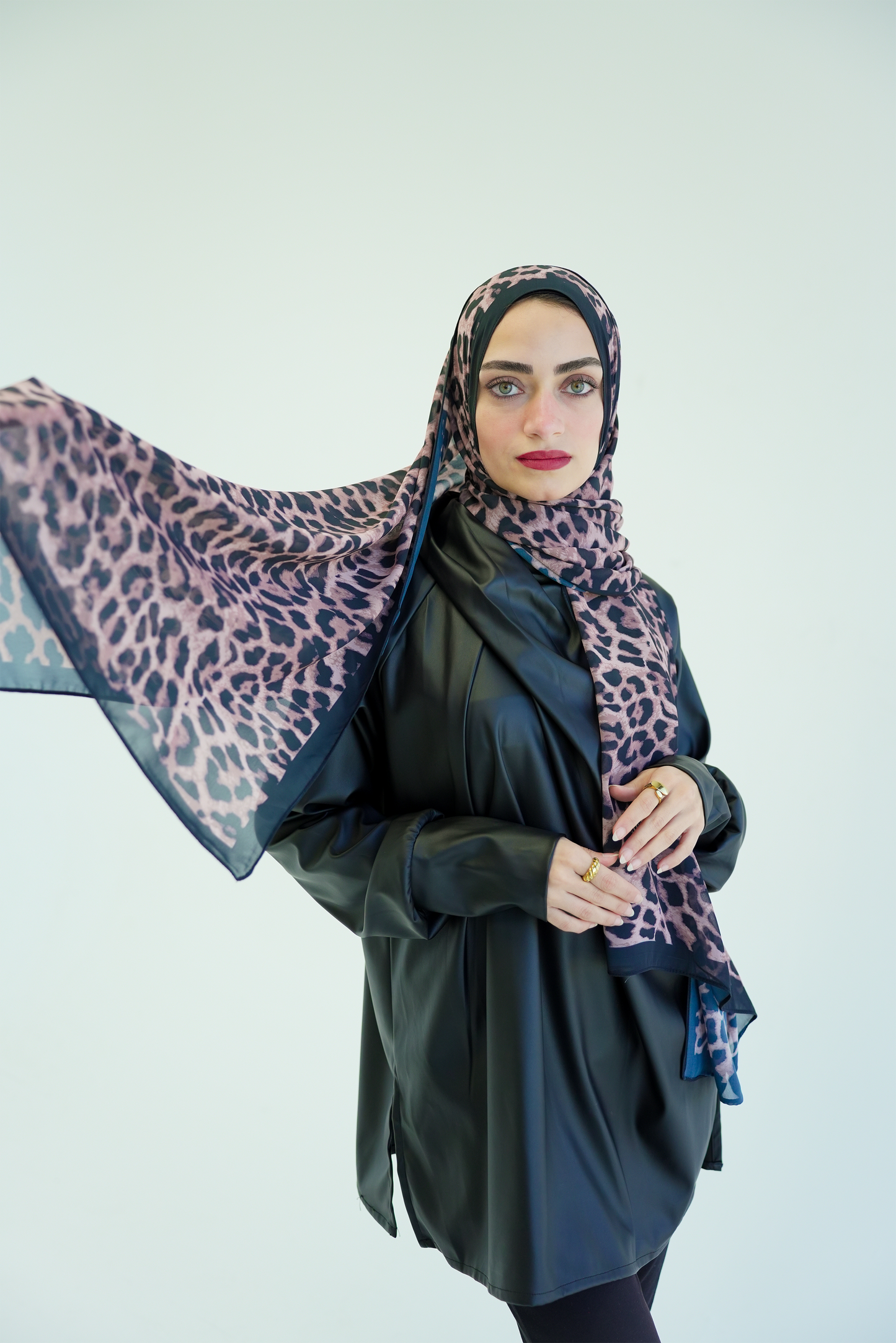 Savanna Glow Chiffon Scarf