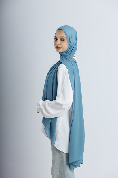 Plain Chiffon Scarf