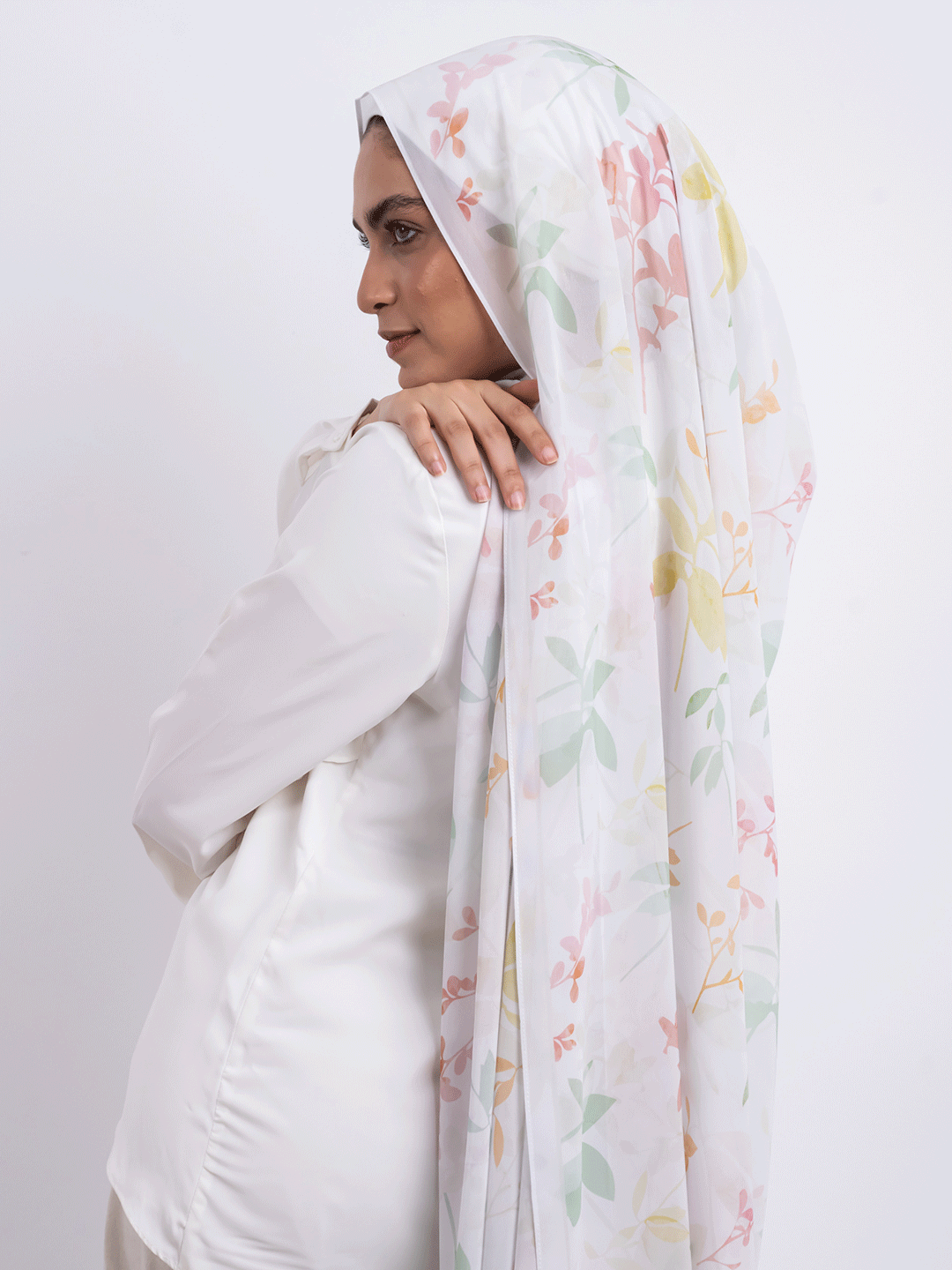 Pastel Flowers Scarf