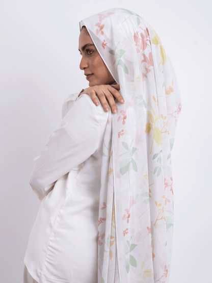 Pastel Flowers Scarf