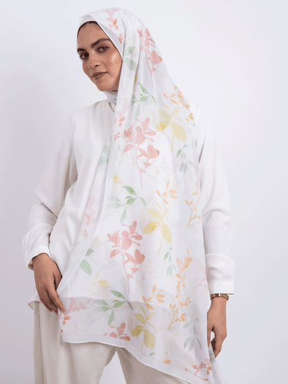 Pastel Flowers Scarf